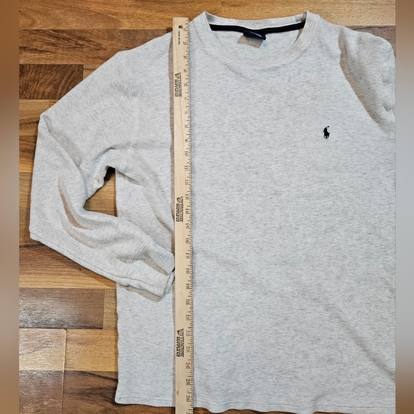 Polo Ralph Lauren Sleepwear XL  Long Sleeve Top White - Picture 3 of 6